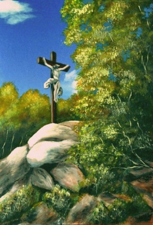 Én mégis veletek vagyok 50x35 cm